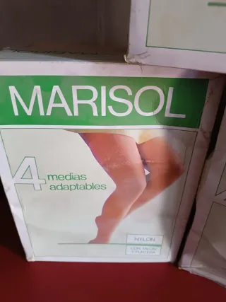 4 Pares Medias Marisol Adaptables Nylon Beige