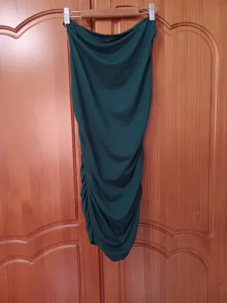 Vestido fiesta verde talla 34