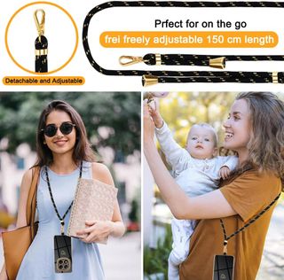 Funda para Xiaomi Redmi Note 14 Pro 5G con Cuerda,