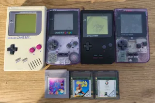 Lote 4 Consolas Game Boy + 3 Juegos