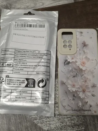 Cover Custodia Redmi Note 11 Pro Fiori