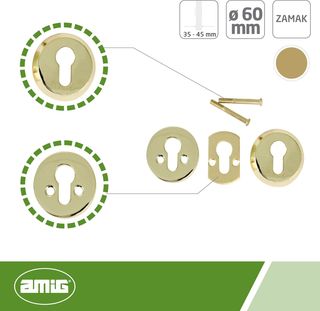Amig - Escudo de Seguridad Antimordaza para Cerrad