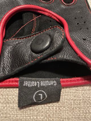 Guanti pelle estivi per guida moto auto