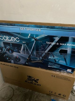 pack de dos patinetes eléctricos