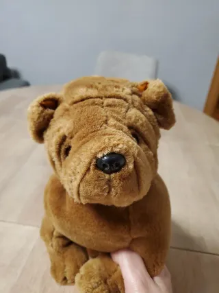 Peluche perro marrón