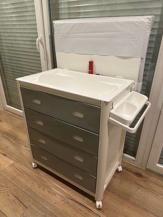 Bañera cambiador Plastimyr con cajonera
