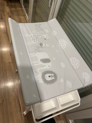 Bañera cambiador Plastimyr con cajonera