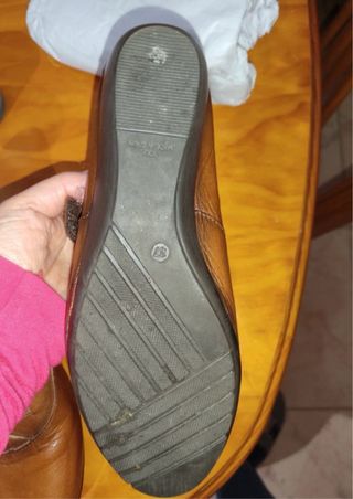 Zapatos de piel mujer marrones