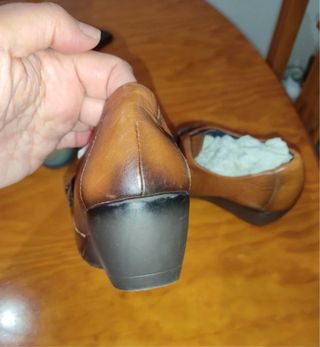 Zapatos de piel mujer marrones