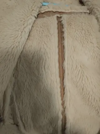 Chaleco beige/marrón talla única