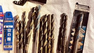 Lote brocas y accesorios profesionales