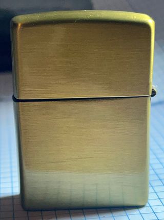 Mechero gasolina bronce vintage sin usar