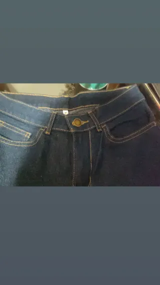 Pantalón tejano mujer azul