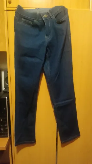 Pantalón tejano mujer azul