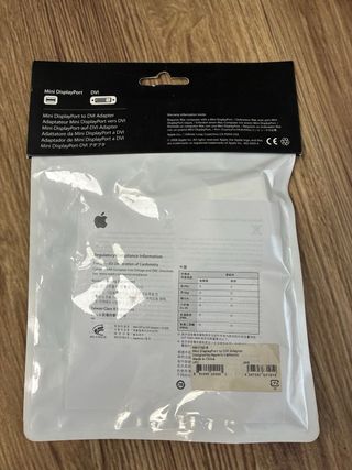 Apple Mini DisplayPort a DVI Adaptador