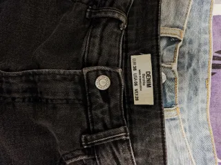 Shorts Bershka Negros y Azules Talla M