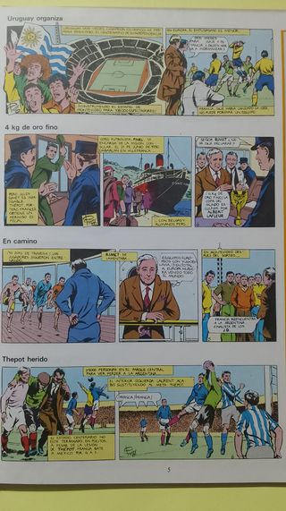 Comic de los Mundiales de Futbol