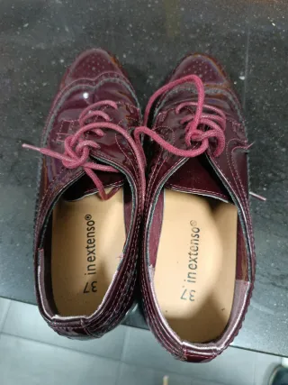 Zapatos charol granate Next talla 37