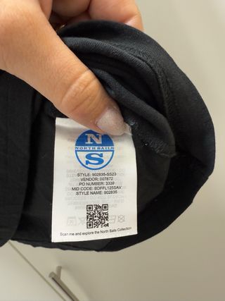 T-shirt North Sails nera