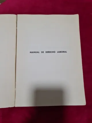 Manual de derecho  Laboral