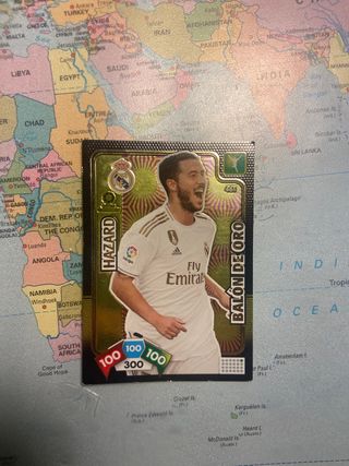 Cromo fútbol Eden Hazard Balón de Oro