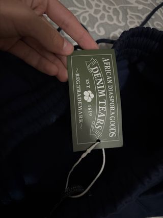 Pantalones Denim Tears S Azul Marino