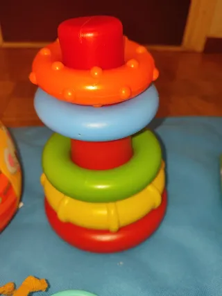 Lote Juguetes Bebé: Pelotas, Libro, Sonajero