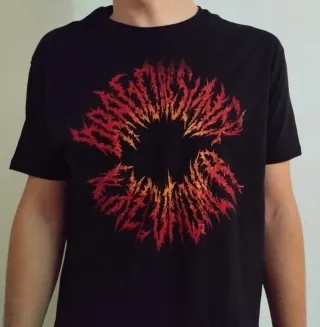 CAMISETA NEGRA - DRAGON SLAYER - TALLA XL -