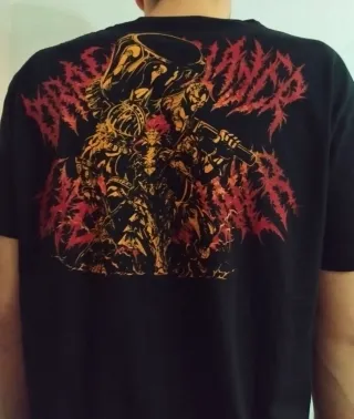 CAMISETA NEGRA - DRAGON SLAYER - TALLA XL -