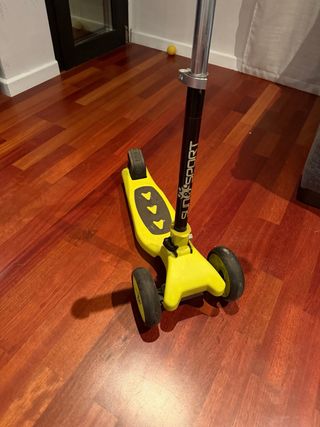 Patinete infantil 3 ruedas amarillo