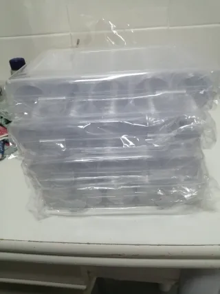 4 Cajas cápsulas para monedas