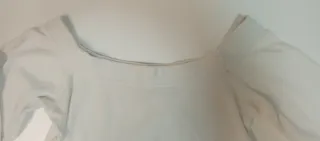 Top blanco Fornarina manga larga talla XS