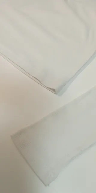 Top blanco Fornarina manga larga talla XS