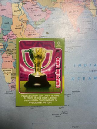Cromo fútbol Campeón Card La Liga