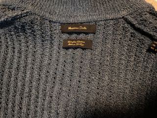 Polo Massimo Dutti Punto Azul Talla M