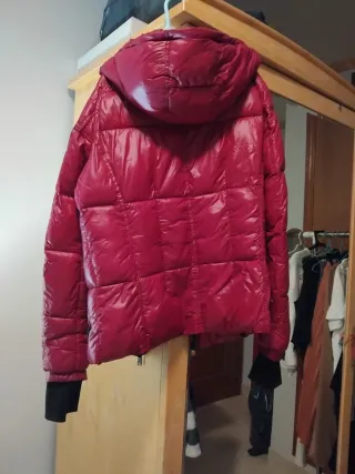 Chaqueta acolchada brillante