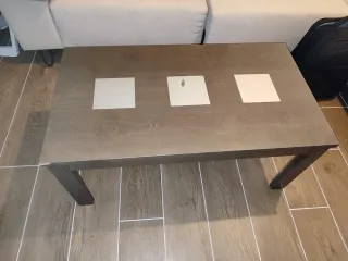 Mesa de centro elevable madera