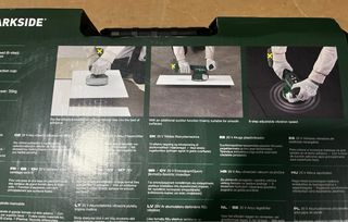 Parkside 20V Vibrador Baldosas