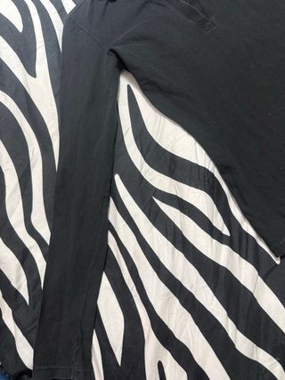 Polo Fred Perry Manga Larga Negro vintage