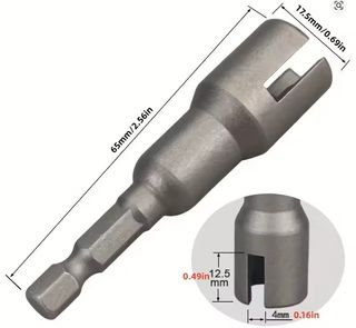 Chiave a bussola con foro farfalla per dado ad ala