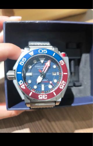 Reloj FEELNE Automático Azul y Plateado