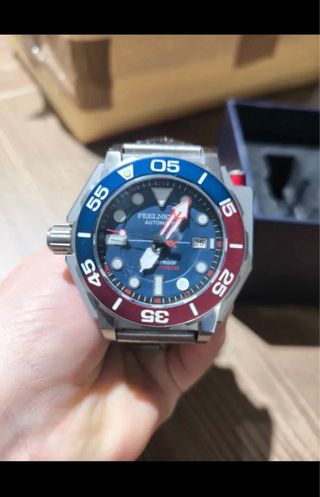 Reloj FEELNE Automático Azul y Plateado