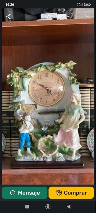 Reloj de sobremesa decorativo