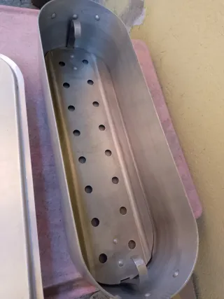 Pentola per pesce in metallo