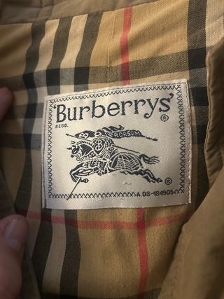 Gabardina Burberry Original Años 90