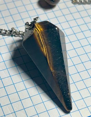 Péndulo Ojo de Tigre Natural