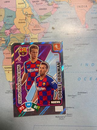 Cromo Fútbol Sergio Busquets-De Jong