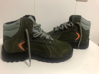 Botas de seguridad Zion Panter verdes y naranjas