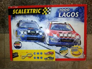 Scalextric 1000 Lagos Circuito Coches Nieve