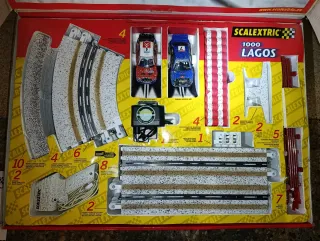 Scalextric 1000 Lagos Circuito Coches Nieve